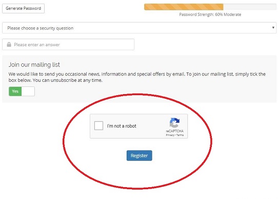Register Account on Smartgators Hosting Steps