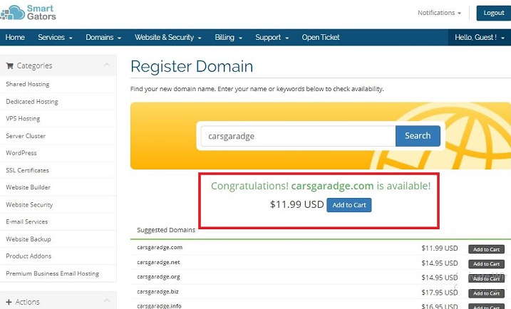 How to Register Domain Step 4