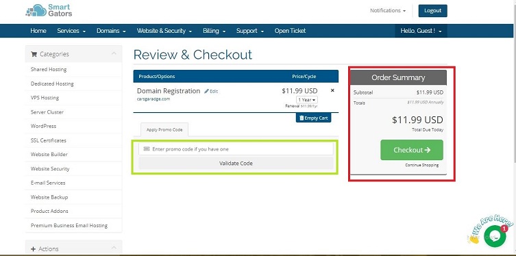 How To Register Domain Step 6